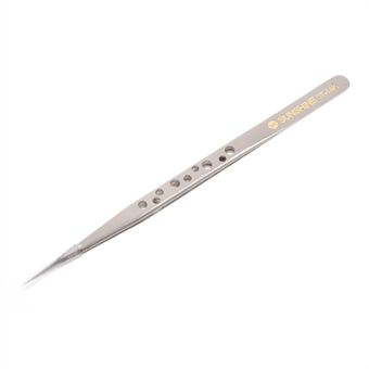 SUNSHINE ST-14K High Strength Metal Long Pointed Tip Tweezers