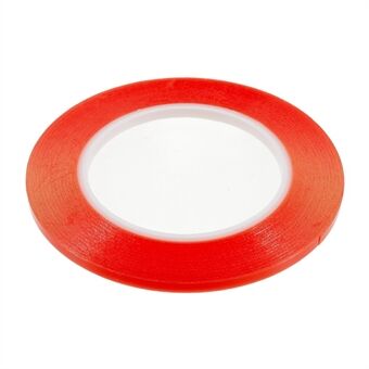 BEST 0.5cmx25m Strong Adhesive Double-sided Tape Ultra-thin Seamless Repairing Double-sided Tape - Red