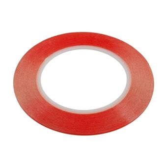 BEST 0.25cmx25m Strong Adhesive Double-sided Tape Ultra-thin Phone LCD Screen Double-sided Tape - Red