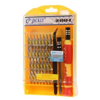 JACKLY JK6066-B 33-In-1 Precision Mini Screwdriver Tool Kit for Mobile Phone Laptop