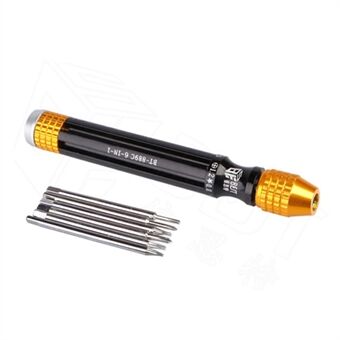 BEST BST-889C 6-in-1 Professional Precise Screwdriver Set Multi-functional Repair Tools Kit for Samsung Huawei Xiaomi Etc.