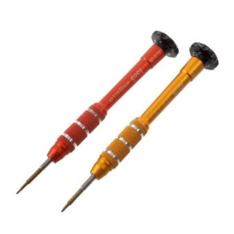 8116 0.6mm Y-type Screwdriver + T2 x 25mm 6 Point Star Screwdriver Opening Repair Tools for iPhone