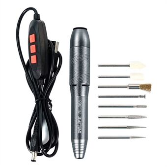 RELIFE RL-068 Multi-Speed Mini Electric Drill Engraving Pen Grinding Drilling Cutting Polishing Pen