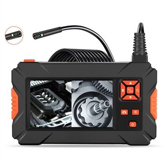 P130 2m Hard Wire Waterproof LED 4.3-Inch Screen Borescope 5.5mm Dual-Lens Sewer Drain Pipe Inspection Camera