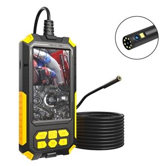 P50 2m Hard Wire HD 5.5mm Dual Lens Portable 4.5 inch Screen Rechargeable Industrial Endoscope Waterproof Pipe Inspection Camera