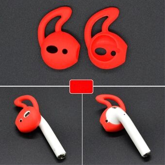 1 Pair of Silicone Ear Hooks Skin Cover Holder for Apple AirPods