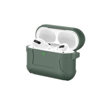 Liquid Silicone The Fifth Generation Armor Case with Buckle for AirPods Pro