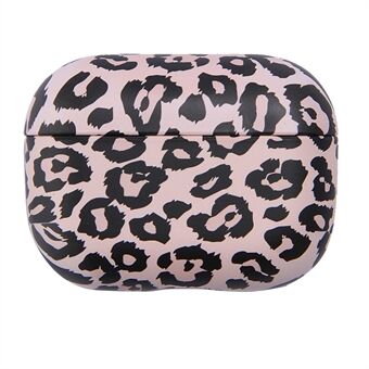 Leopard/Zebra Pattern PU Leather Coated + PC Earphone Protective Case Cover for Apple AirPods Pro