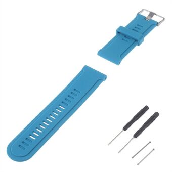 For Garmin Fenix 3 HR Soft Silicone Gel Watchband + Lugs Adapters + Tools