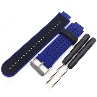 Silicone Strap with Metal Buckle for Garmin Forerunner 220/230/235/630/620/735