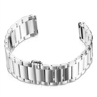 22mm Stainless Steel Metal Watchband Butterfly Closure for Samsung Gear S3 Frontier/Classic