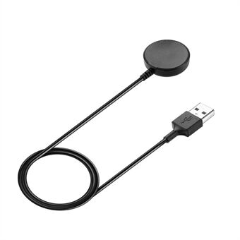 Universal USB Charging Dock Cable for Samsung Galaxy Watch3 41mm R840/45mm R850 / Galaxy Watch Active/Active2 - Black