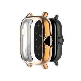 A1968 Electroplating TPU Smart Watch Protective Case Cover Frame for Amazfit GTS 2e/GTS 2