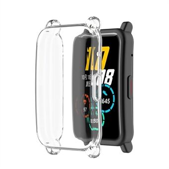 Anti-Scratch TPU Smart Watch Electroplating Case Frame Protector for Honor Watch ES/HES-B19 - Transparent