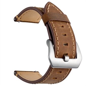 22mm Genuine Leather Watch Strap for Samsung Gear S3 Classic / S3 Frontier