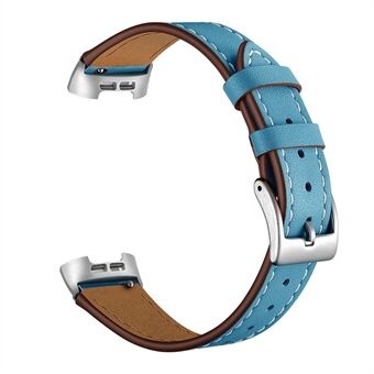 Genuine Leather Coated Smart Watch Band Strap for Fitbit Charge 4 / 3