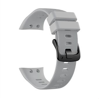 Silicone Watch Band Strap Black Buckle for Garmin Forerunner 45