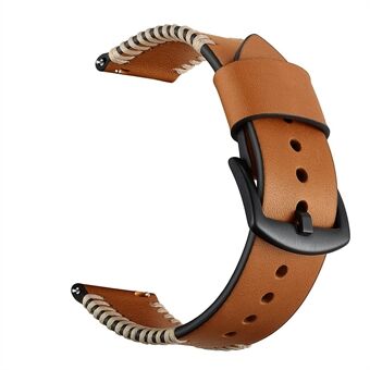 20mm Genuine Leather Watch Band Replacement for Samsung Galaxy Watch Active 2/1