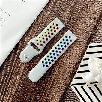 20mm Colorful Silicone Smart Watch Band for Samsung Galaxy Watch Active1/2 / Galaxy Watch (42mm)