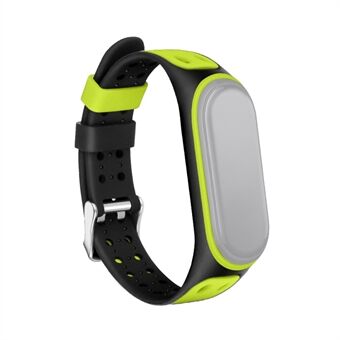 Bi-color Silicone Watch Band Replacement Strap for Xiaomi Mi Band 5