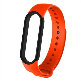 Bi-color Style Soft TPU Watch Strap Replacement for Xiaomi Mi Band 5