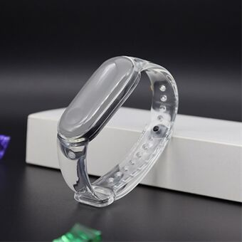 Transparent Silicone Smart Watch Strap Band Universal for Xiaomi Mi Band 5