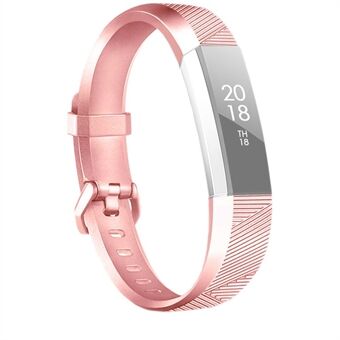 Silicone Metallic Replacement Band Strap for Fitbit Alta HR / Alta