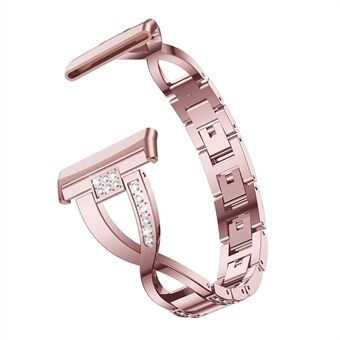 VERSA 3 X Shape Rhinestone Decor Watch Band for Fitbit Versa 3/Sense