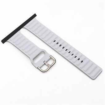 New Style Soft Silicone Watch Strap for Apple Watch Series 6/5/4/SE 40mm, Series 3/2/1 38mm