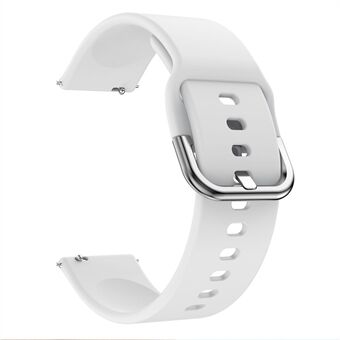 Silicone Solid Color Watch Strap for Garmin Vivoactive 4S, Vivomove 3S, Etc