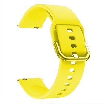 Silicone Solid Color Watch Strap for Garmin Vivoactive 4S, Vivomove 3S, Etc