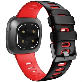 Bi-Color Silicone Watch Strap Replacement for Fitbit Versa 3