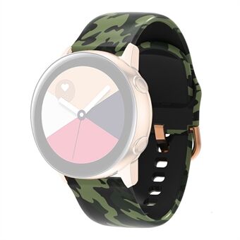 Universal 22mm Patterned Silicone Watch Band Strap for Huawei Watch 3 / 3 Pro / Samsung Amazfit Watch Etc