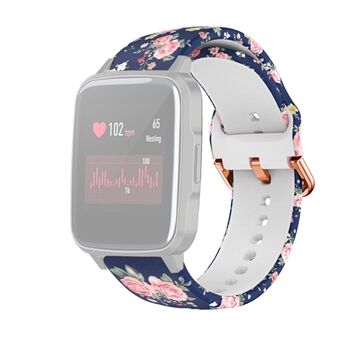 Pattern Printing Soft Silicone Smart Watch Band Strap Replacement 19mm for Xiaomi Haylou LS01