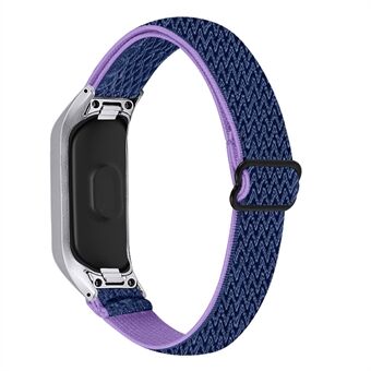 Adjustable Elastic Wrist Band Soft Stretch Braided Nylon Loop Bracelet Strap Replacement for Samsung Galaxy Fit-e R375