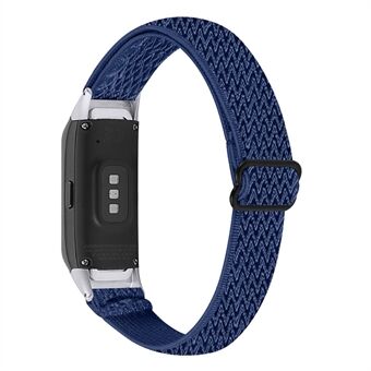 Adjustable Nylon Sport Loop Watch Band Braided Weave Replacement Strap for Samsung Galaxy Fit R375