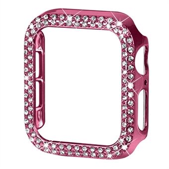 Rhinestone Decor Anti-scratch PC Watch Edge Case Protective Cover for Apple Watch Series 6/5/4/SE 44mm - Multi