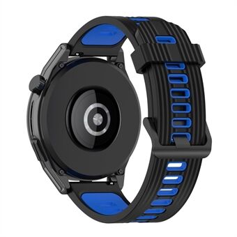 22mm Silicone Watch Strap Soft Wristband with Buckle for Samsung Galaxy Watch 3 45mm R840/Gear S3/Huawei Watch GT 2e/GT3 46mm/GT Runner