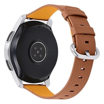 Replacement Litchi Grain Cowhide Leather Strap Adjustable Watch Band for Fossil Gen 5 Garlyle HR