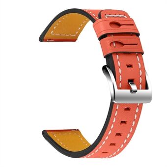 For Garmin Vivomove 3/Garminmove 3 20mm Universal Watch Strap Cowhide Leather Wrist Band Replacement Watchband