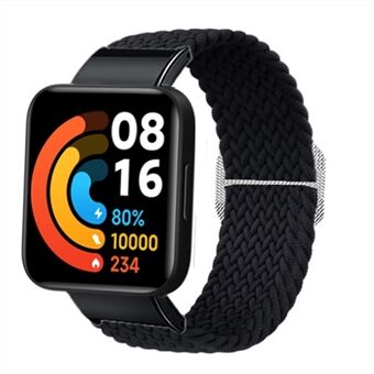 For Xiaomi Redmi Watch 2 Replacement Wrist Band Braided Nylon Elastic Smart Watch Strap with Metal Connector