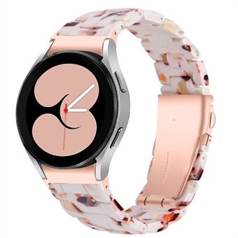 For Samsung Galaxy Watch4 Active 40mm/44mm / Watch4 Classic 42mm/46mm Stylish Resin Wrist Strap Smart Watch Replacement Band