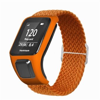 For TomTom Runner 2/Runner 3/Spark/Adventurer Elastic Woven Smart Watch Band Adjustable Wrist Strap