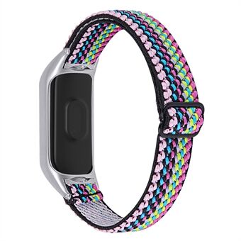 For Xiaomi Mi Band 7 Replacement Watch Strap Nylon Braided Elastic Adjustable Loop Wrist Band