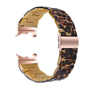 For Samsung Galaxy Watch 5 40mm / 44mm / Watch 5 Pro 45mm Resin Watch Band Stainless Steel Buckle Strap Bracelet