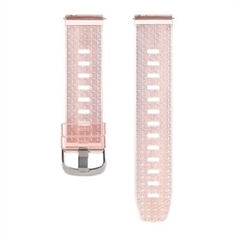 22mm Watch Band for Xiaomi Watch S2 / Huawei Watch Buds, Shiny Glitter Adjustable Silicone Wrist Strap Replacement