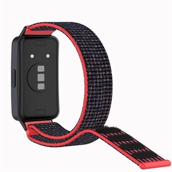 For Huawei Band 8 Nylon Watch Band Adjustable Sport Loop Breathable Replacement Strap