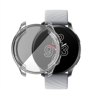 HAT PRINCE Transparent Shockproof All-Round TPU Watch Cover Case Frame for OnePlus Watch