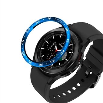 Time Scale Design Stainless Steel Bezel Ring Stickers Ring for Samsung Galaxy Watch4 Classic 42mm