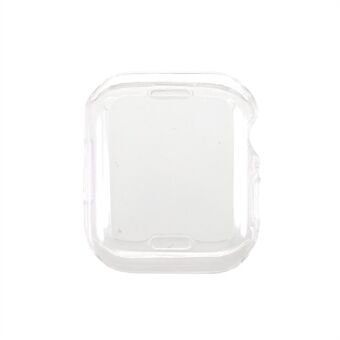 Soft TPU Watermark-Free Inner All-Around Clear Protective Case Cover for Apple Watch Series 7 41mm